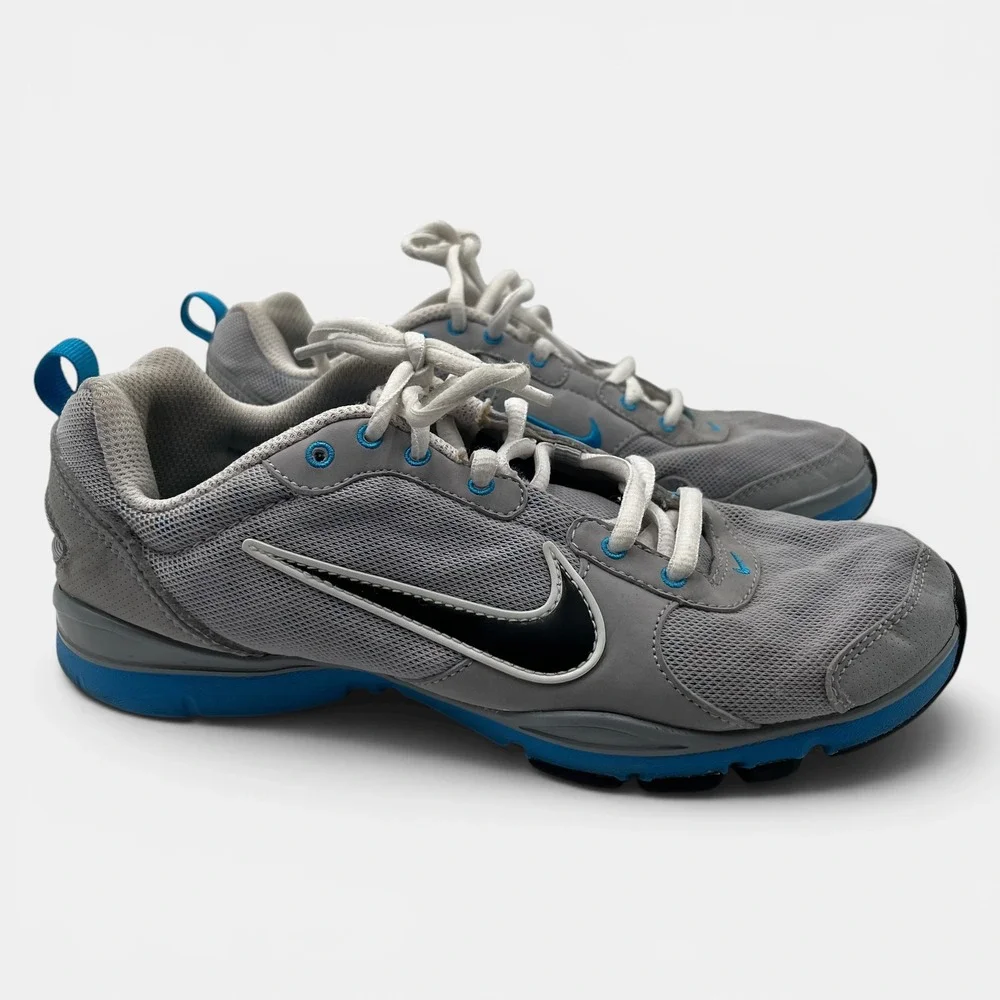 Nike Flex TR Running Shoes Grey Blue Womens 8.5 Low Top Sneakers 443836-003 - Picture 1 of 8